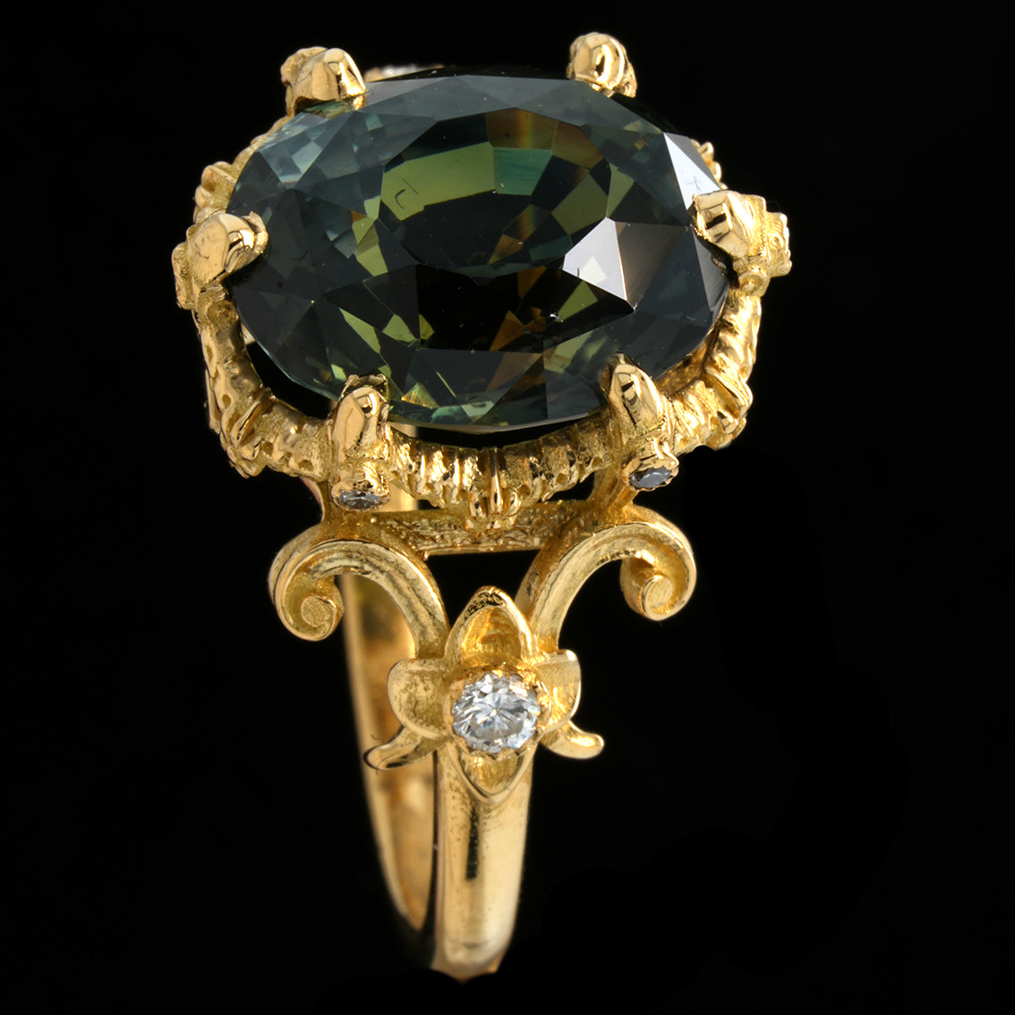 ANTHEIA GREEN SAPPHIRE RING