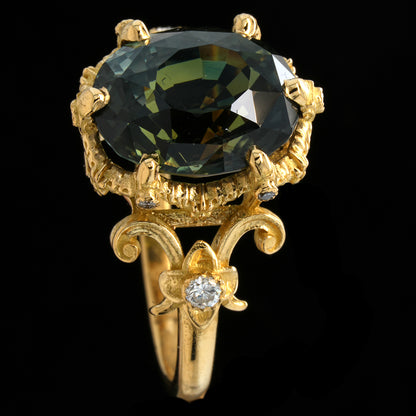 ANTHEIA GREEN SAPPHIRE RING