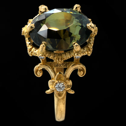 ANTHEIA GREEN SAPPHIRE RING