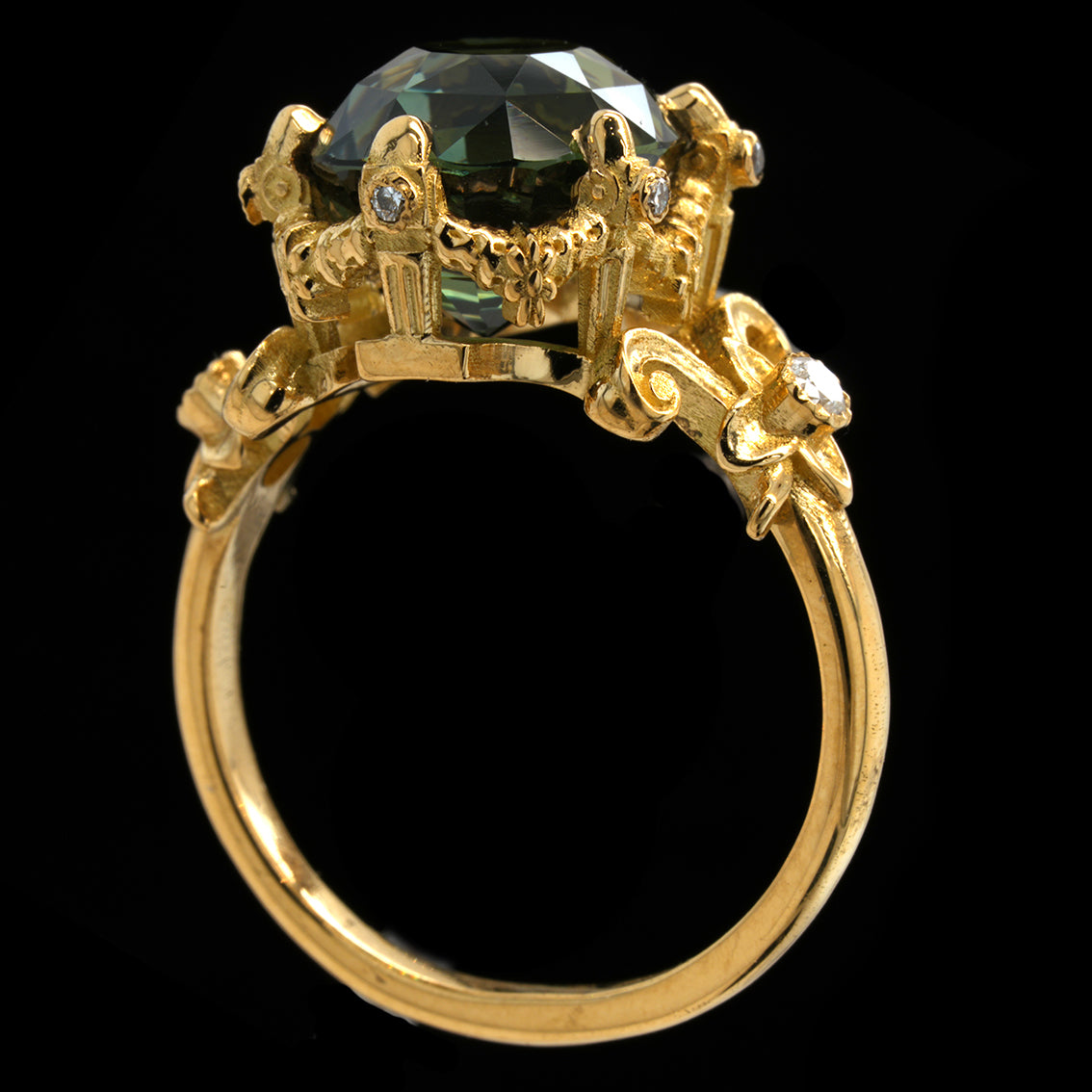 ANTHEIA GREEN SAPPHIRE RING