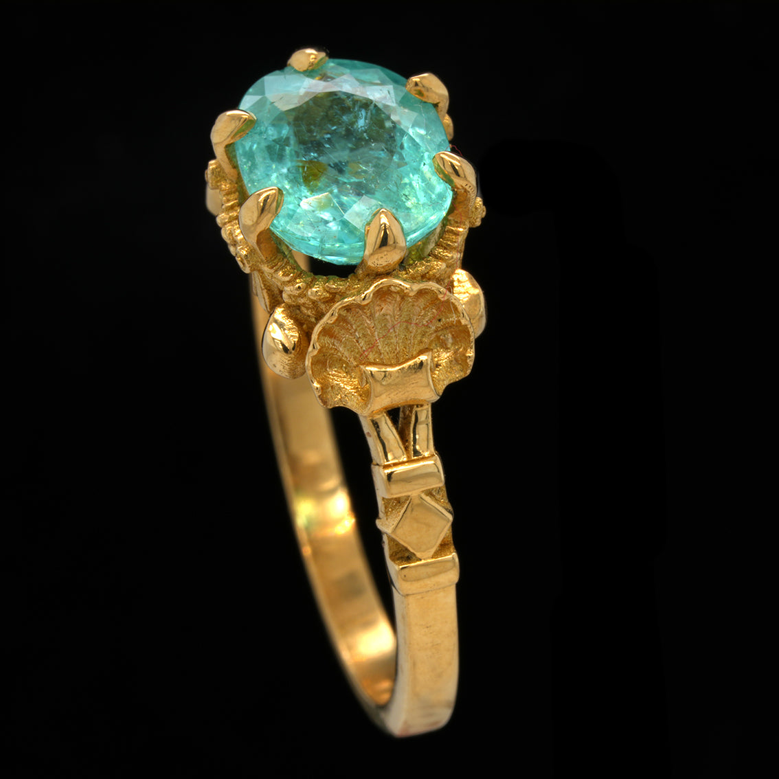 AMPHITRITE PARAIBA TOURMALINE RING