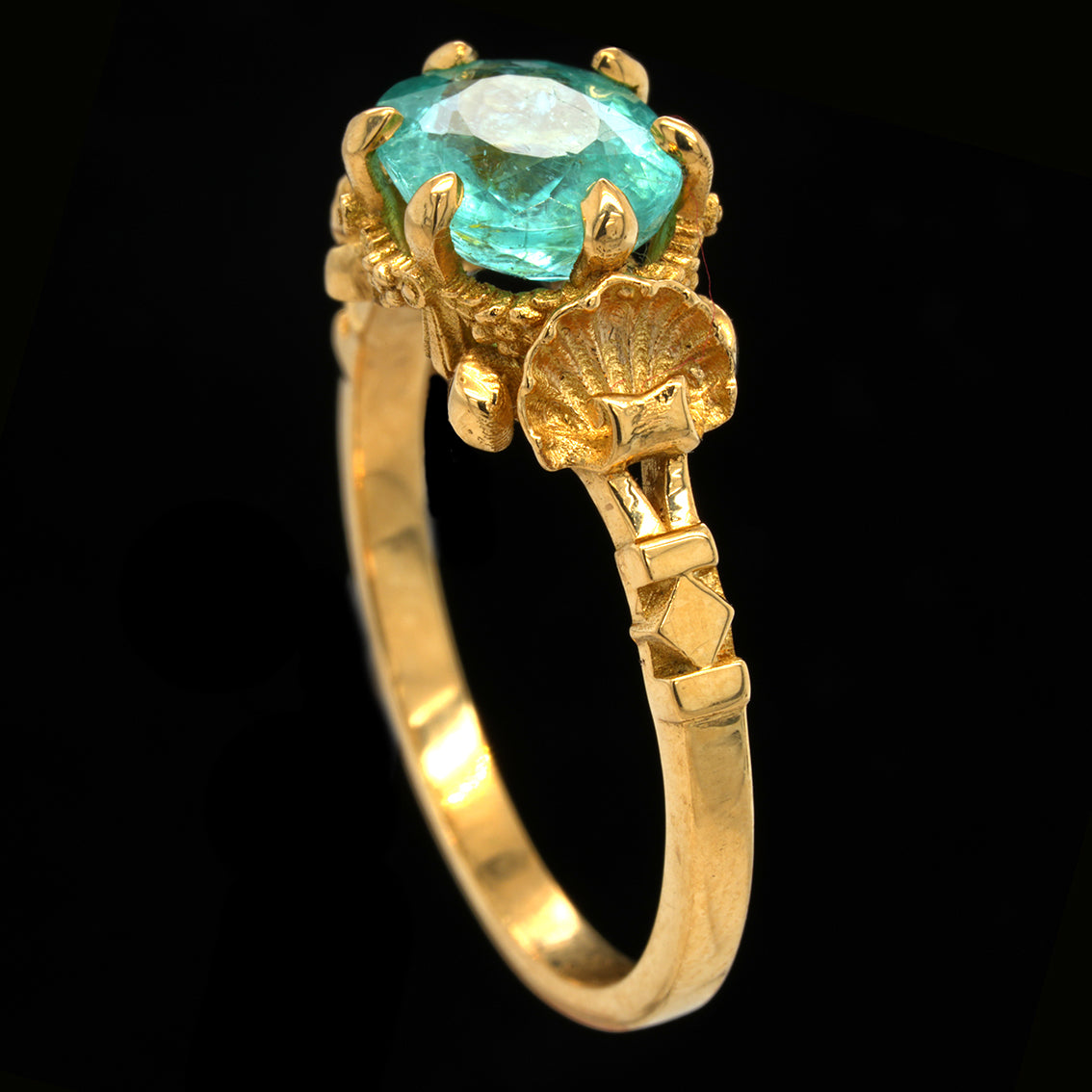 AMPHITRITE PARAIBA TOURMALINE RING