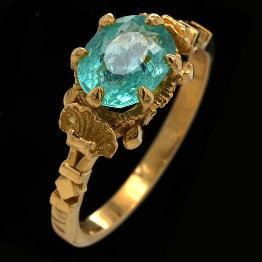 AMPHITRITE PARAIBA TOURMALINE RING