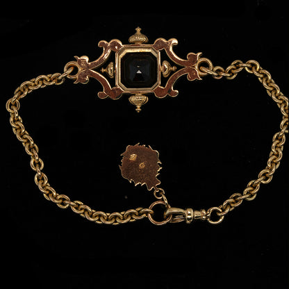 PALAZZO DUCALE GOTHIQUE MAILLON GRENAT BRACELET