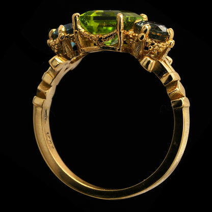 PERIDOT GARLAND RING