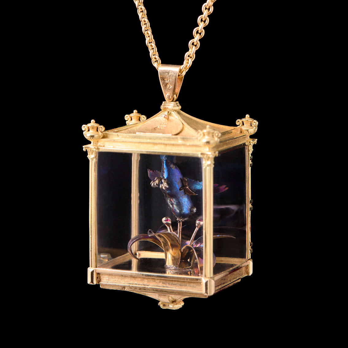 THE ETERNAL HUMMINGBIRD PENDANT (AUTOMATA)