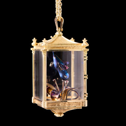 THE ETERNAL HUMMINGBIRD PENDANT (AUTOMATA)