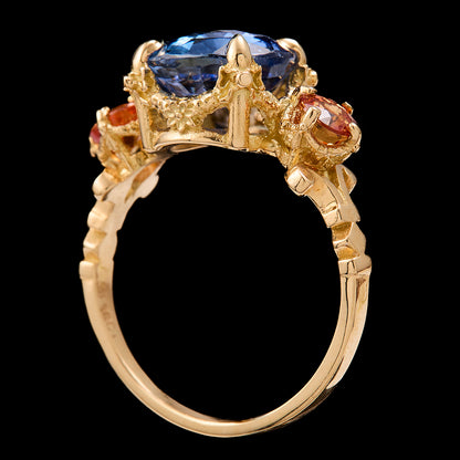 SAPPHIRE SOPHISTICATION RING