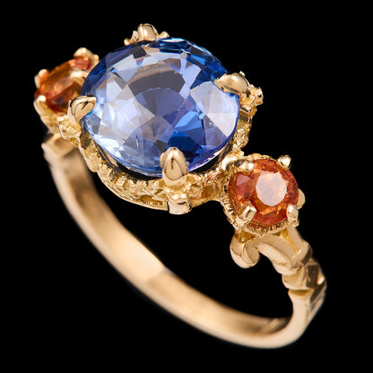 SAPPHIRE SOPHISTICATION RING