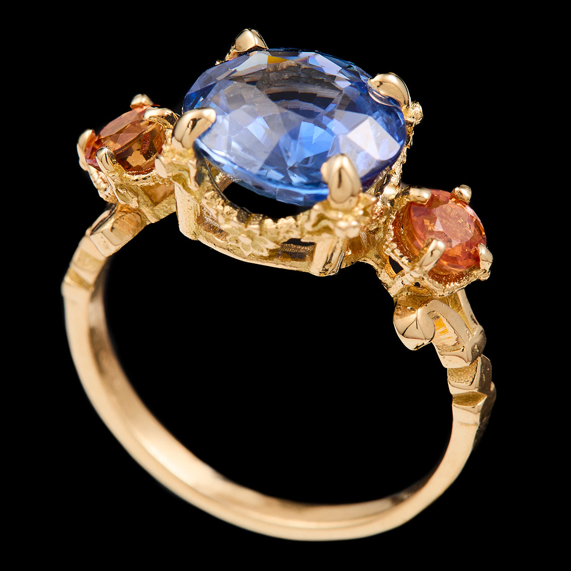 SAPPHIRE SOPHISTICATION RING