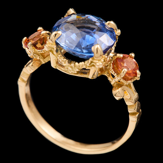 SAPPHIRE SOPHISTICATION RING