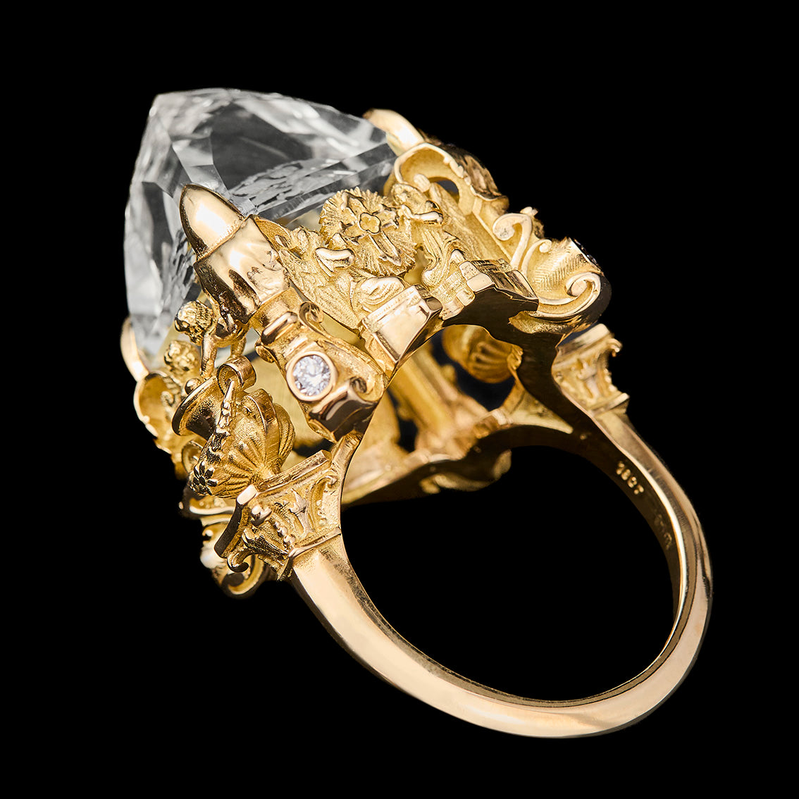 CUPIDS CELESTIAL CITRINE RING