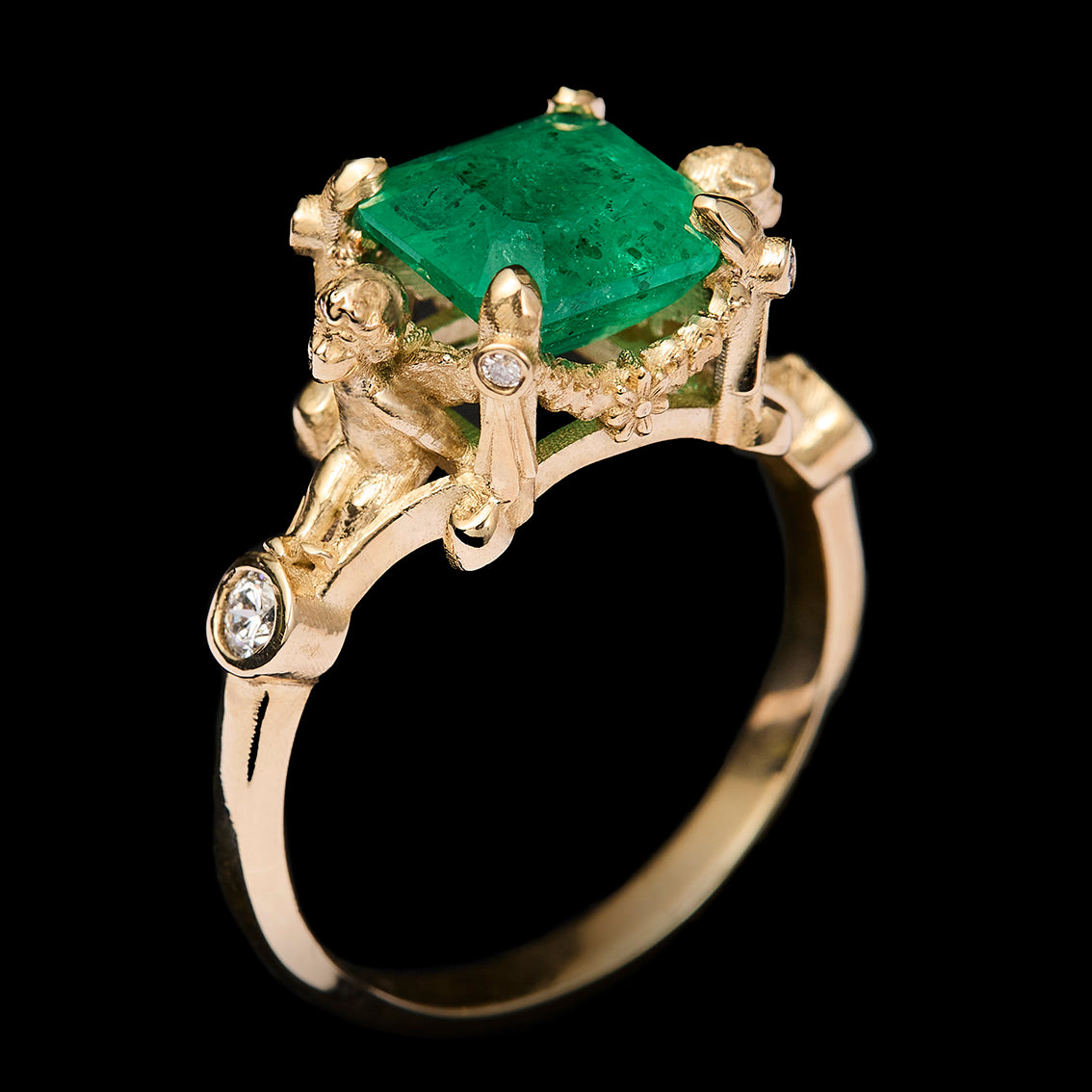 CHERUB'S EMERALD RING