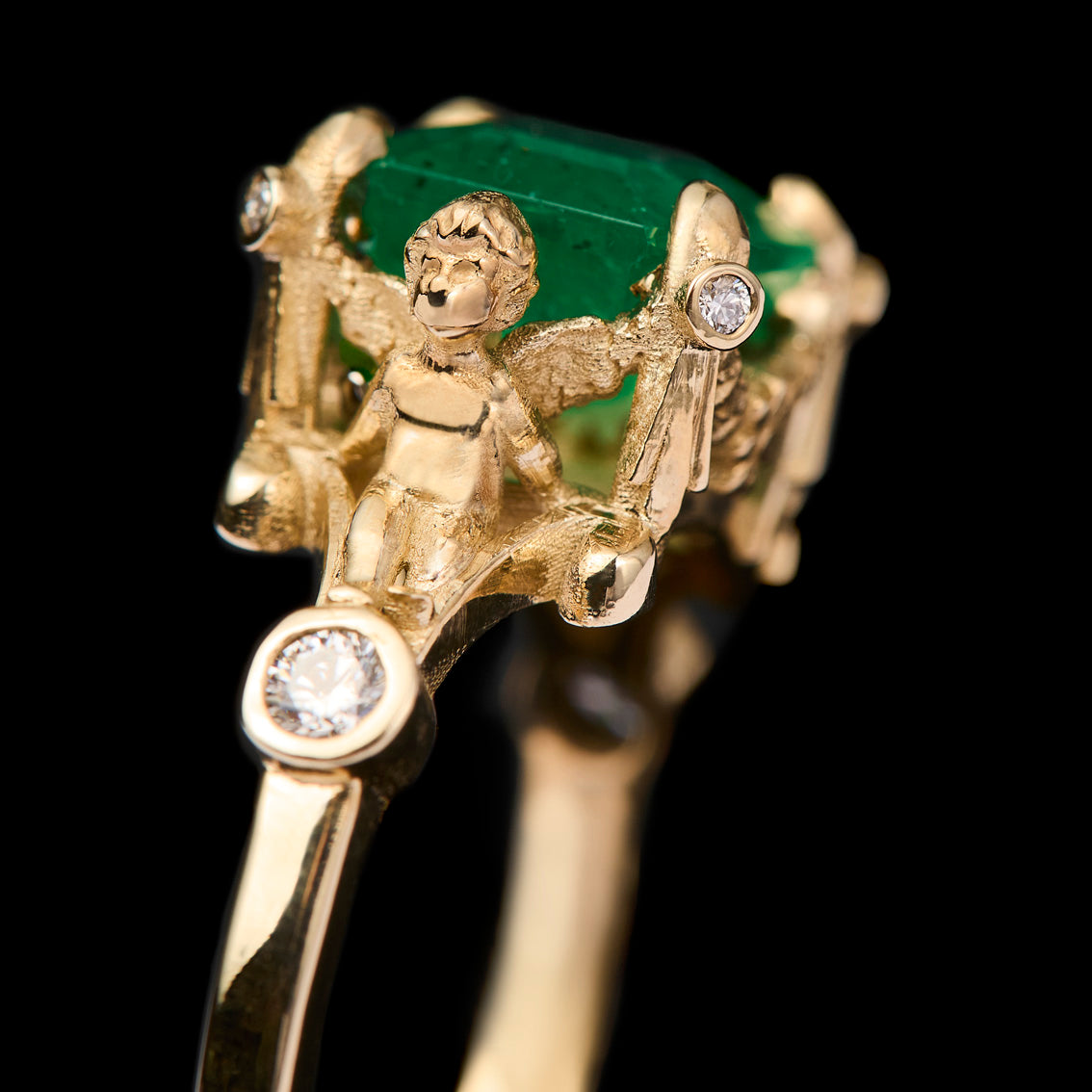CHERUB'S EMERALD RING