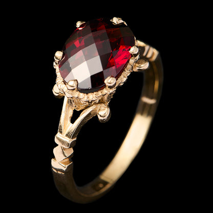 PERSEPHONE'S POMEGRANATE RING