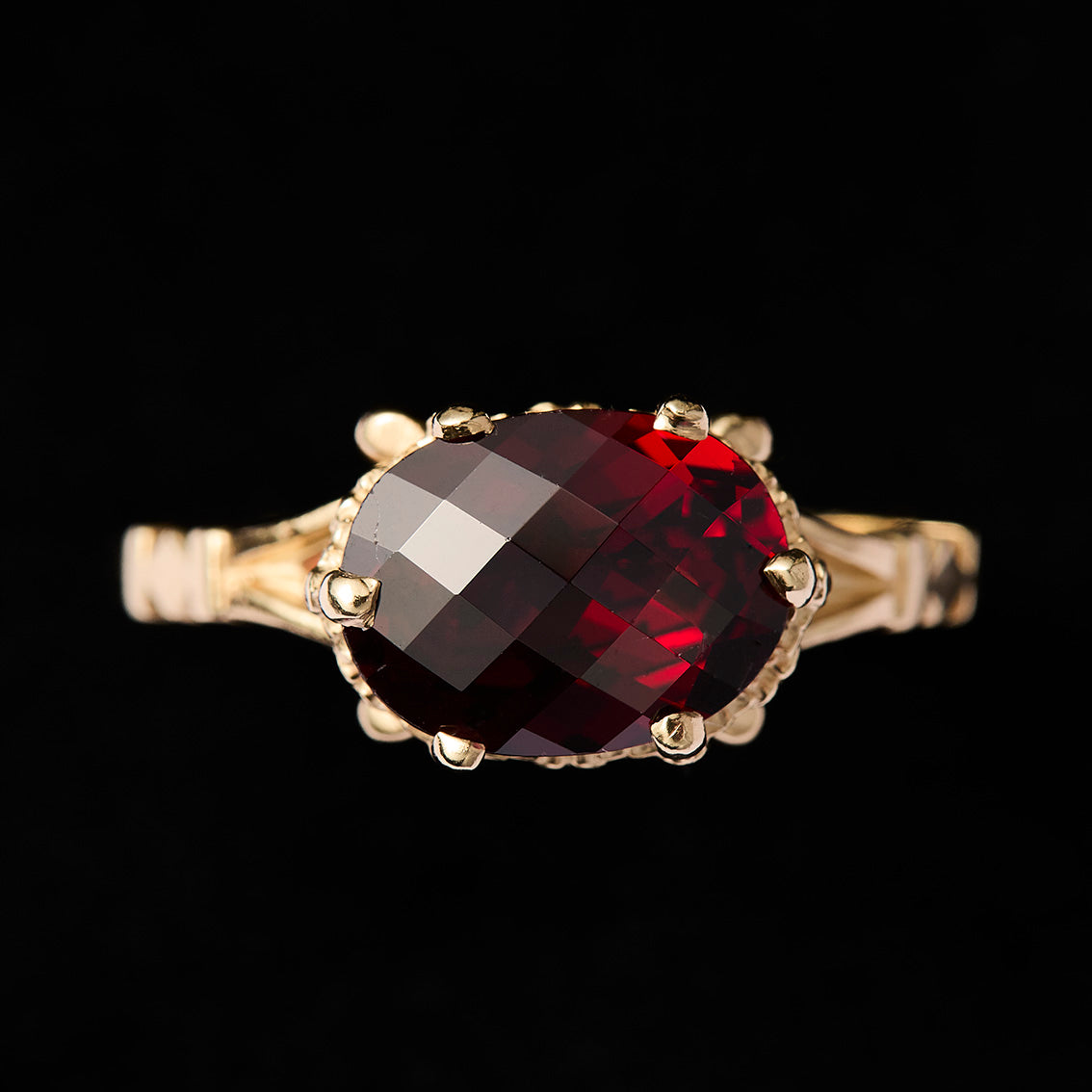 PERSEPHONE'S POMEGRANATE RING