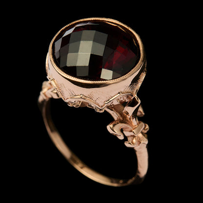 GARNET ROSA RING