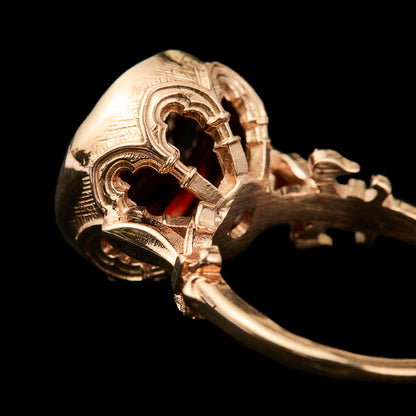 GARNET ROSA RING