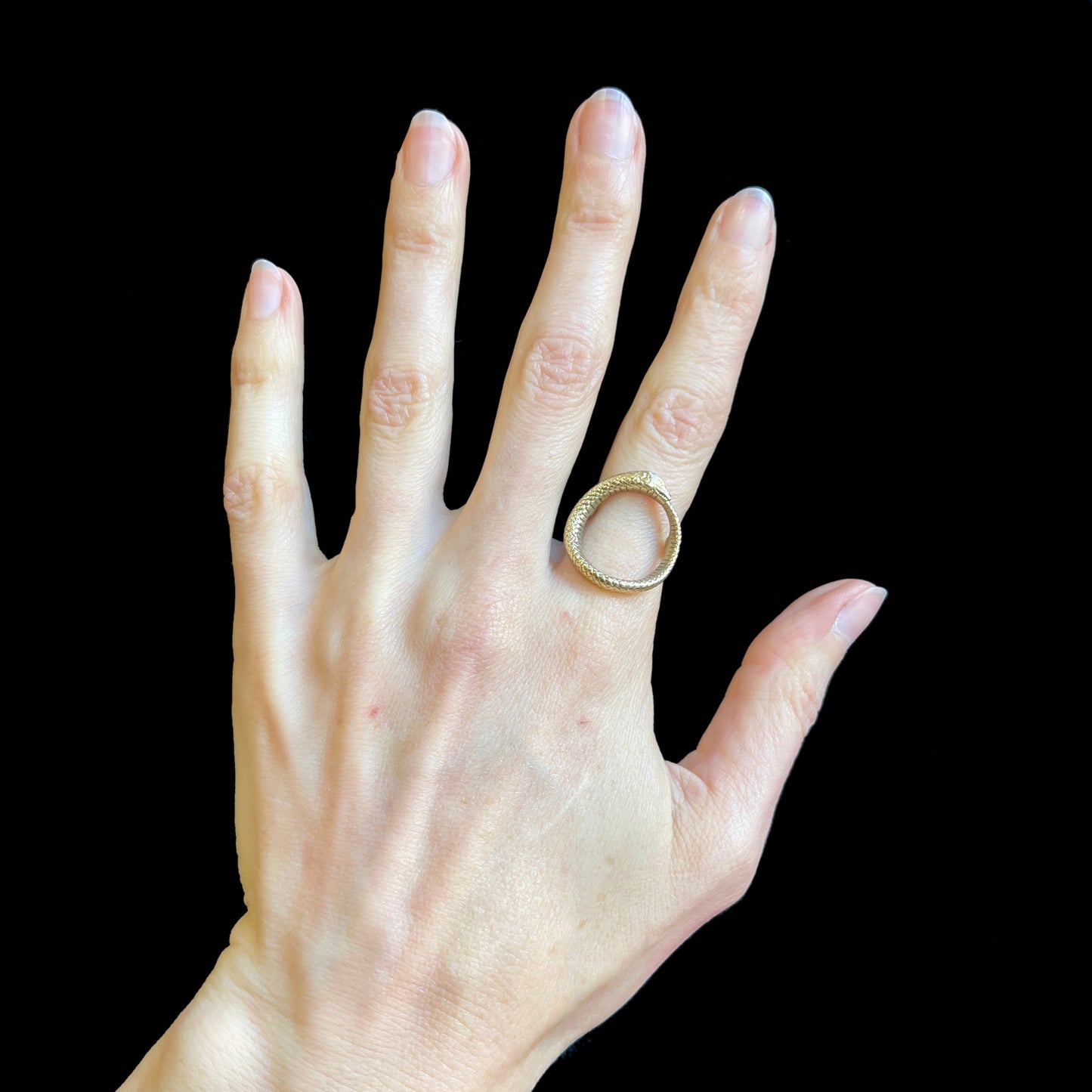 OUROBOROS SNAKE RING 9K