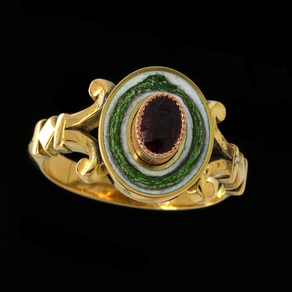 RUBY OUROBOROS RING