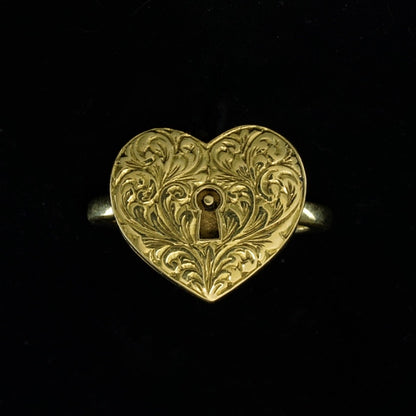 ANELLO VELENO CON CHIUSURA A CUORE MY OPIUM CON PENDENTE A CHIAVE