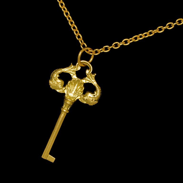 9CT GOLD KEY PENDANT 