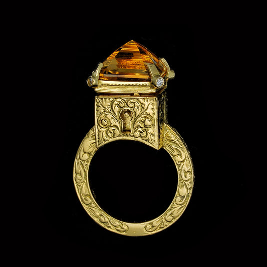 BAGUE MAJESTIC CITRINE POISON