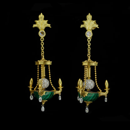 BOUCLES D'OREILLES CHANDELIER OPULENTES