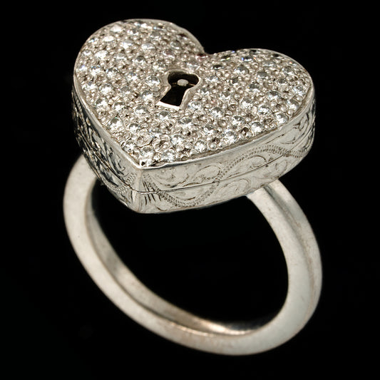 PRECIOUS HEART POISON RING