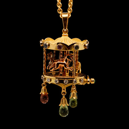 CAROSELLO ON THE CAROUSEL PENDANT NECKLACE