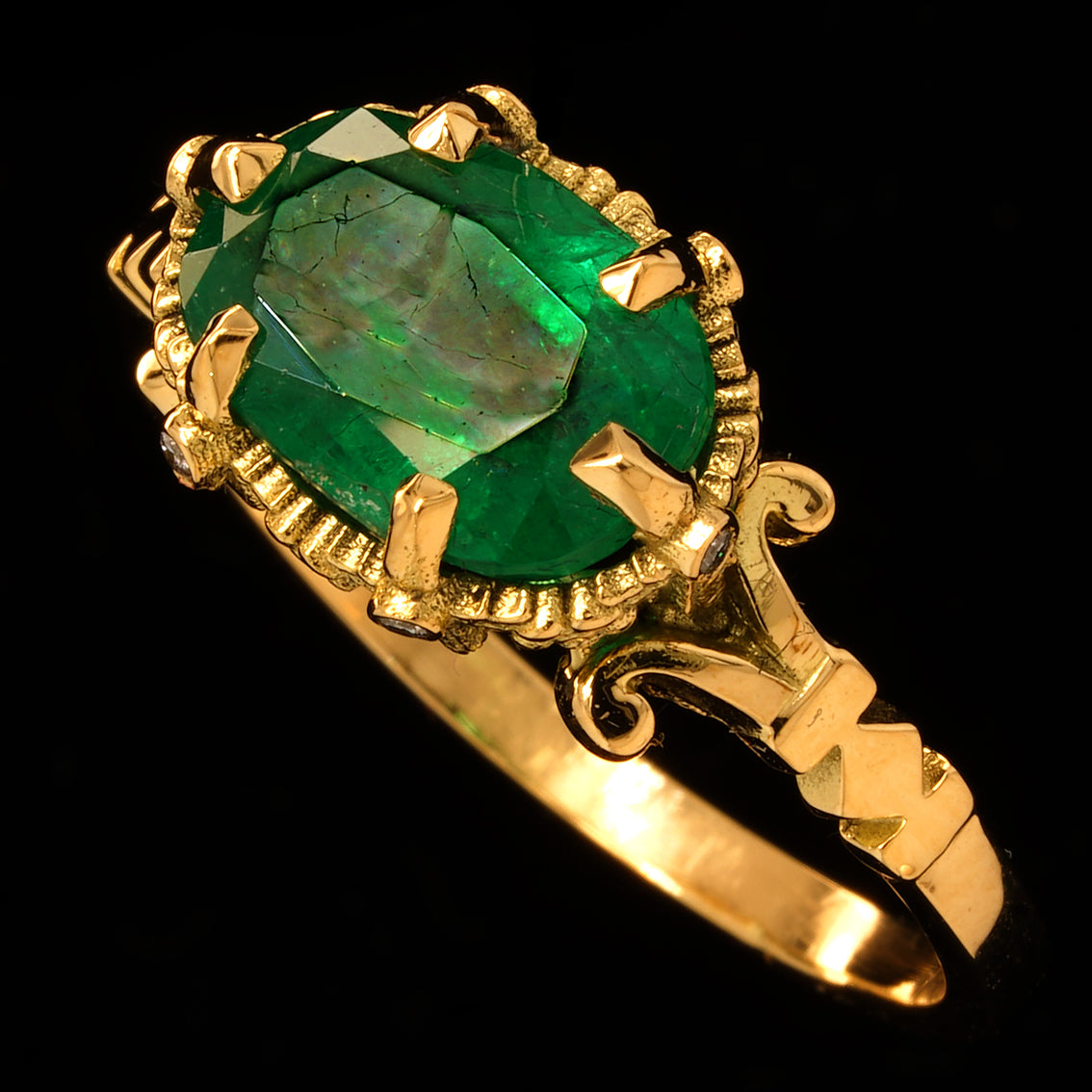 THE EMERALD TABLET RING