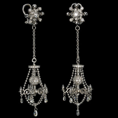 BOUCLES D'OREILLES CHANDELIER SOMPTUEUX